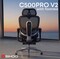 Фото - Крісло офісне Sihoo Doro C500 V2 Ultra Black з підставкою для ніг (C500-V2-B101-JT) | click.ua