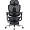 Фото - Крісло офісне Sihoo Doro C500 V2 Ultra Black з підставкою для ніг (C500-V2-B101-JT) | click.ua