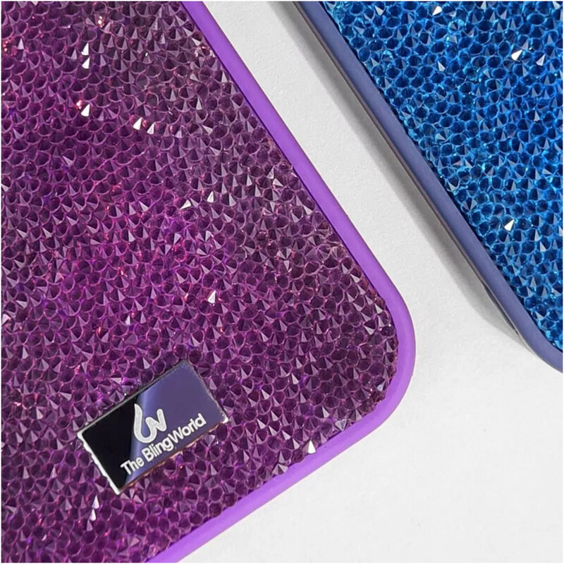 Чохол-накладка Bling World Rock Diamond (TPU) iPhone 14 Plus/15 Plus Sierra Blue