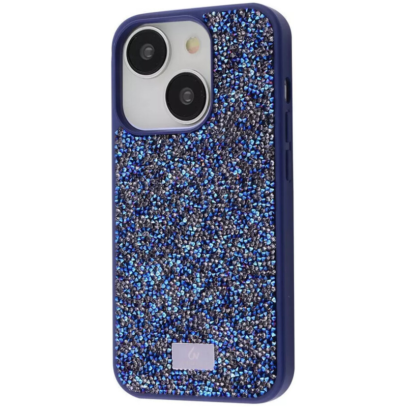 Чохол-накладка Bling World Rock Diamond (TPU) iPhone 16 Pro Blue Titanium