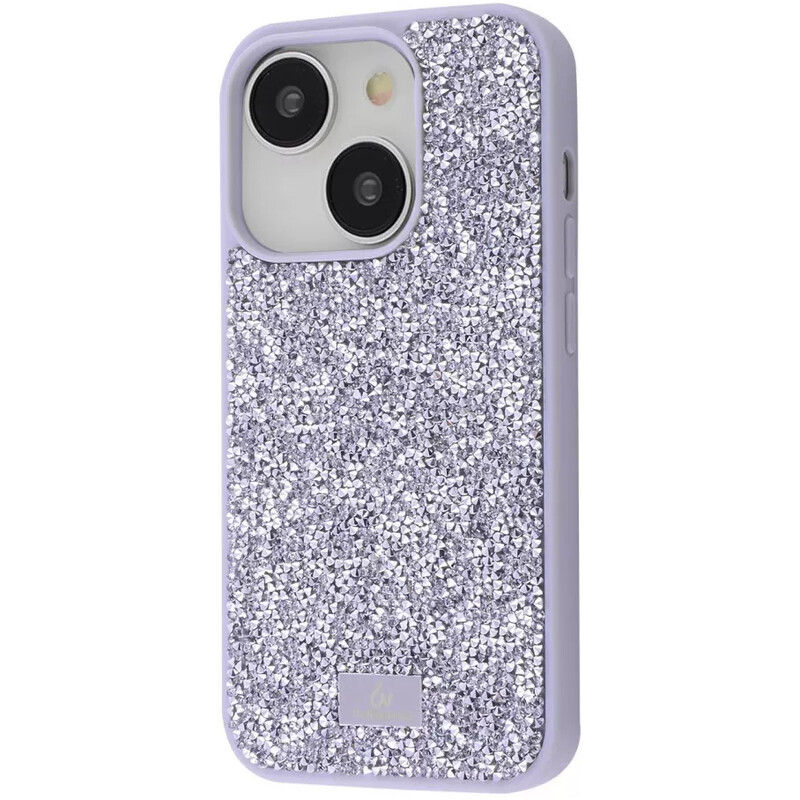 Чохол-накладка Bling World Rock Diamond (TPU) iPhone 16 Pro Max White Titanium
