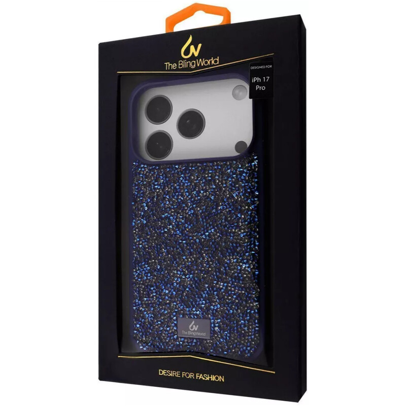 Чохол-накладка Bling World Rock Diamond (TPU) iPhone 17 Pro Orange
