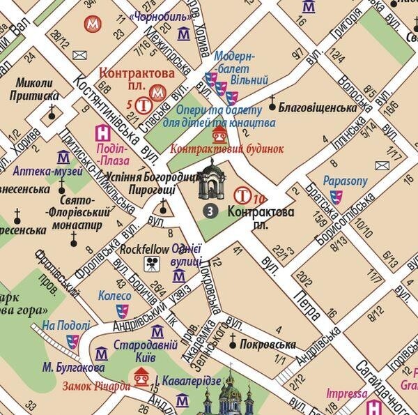План міста Київ м-б 1:35 000