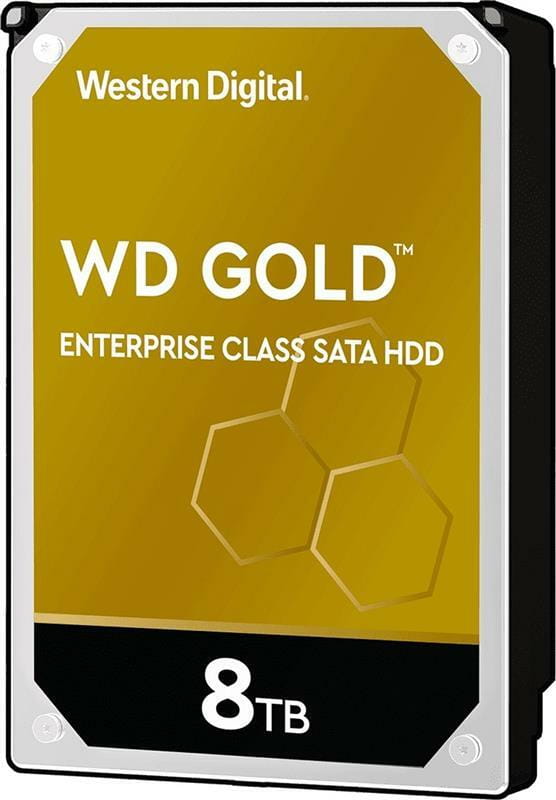 Накопичувач HDD SATA 8.0TB WD Gold 7200rpm 256MB (WD8004FRYZ)