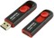 Фото - Флеш-накопичувач USB 32GB A-Data C008 Black/Red (AC008-32G-RKD) | click.ua