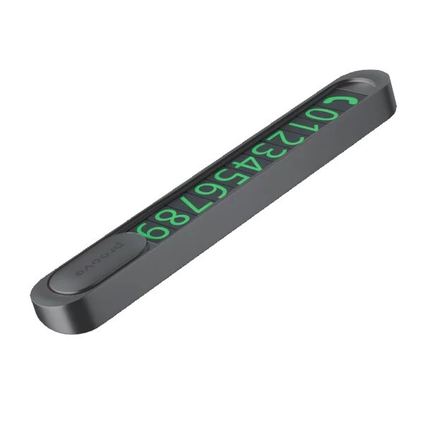 Парковочная карта Proove Parking Number Plate Metal Lock Dark Gray (AAPM00000005)