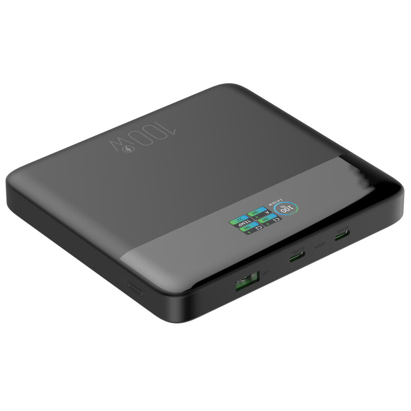 Универсальная мобильная батарея Atria 20000mAh 100W Black (WPD-X11)