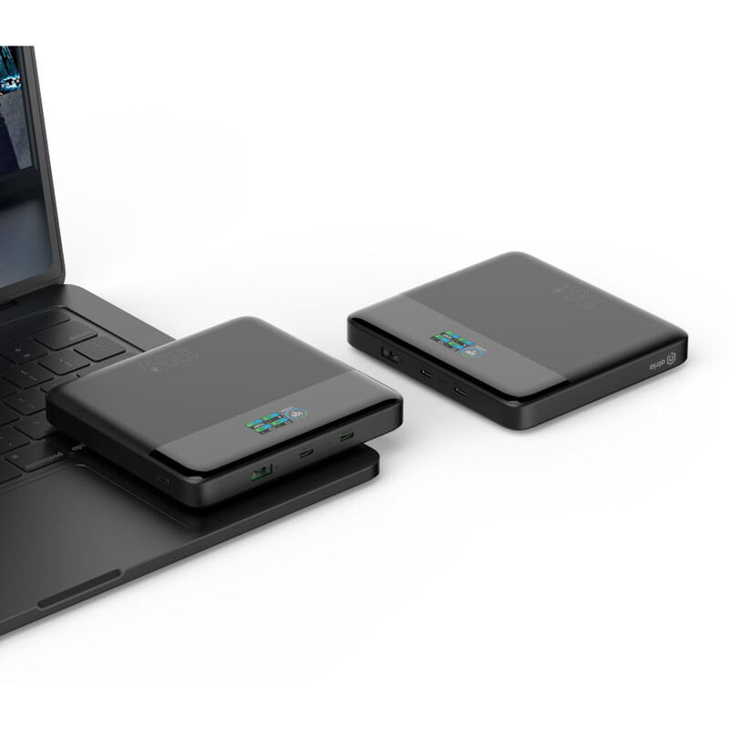 Универсальная мобильная батарея Atria 20000mAh 100W Black (WPD-X11)