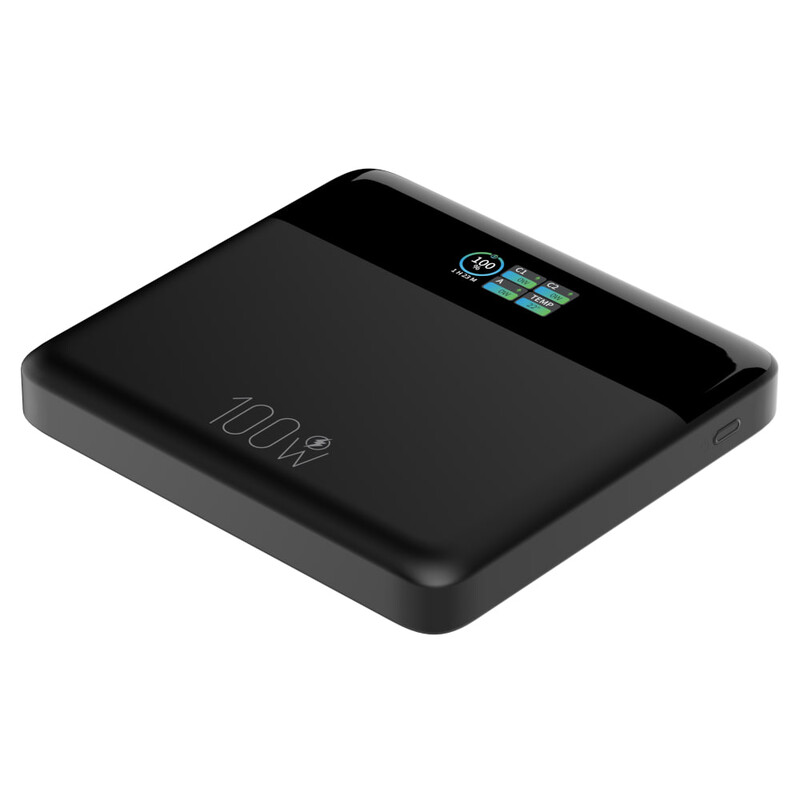 Универсальная мобильная батарея Atria 20000mAh 100W Black (WPD-X11)