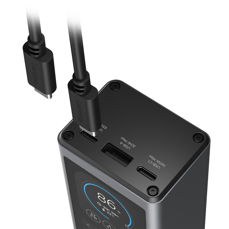 Универсальная мобильная батарея Lenovo 20000mAh 140W Grey (G0A3140WWW)
