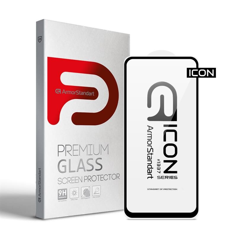 Защитное стекло Armorstandart Icon для Xiaomi Redmi Note 11 Pro Black (ARM60461)