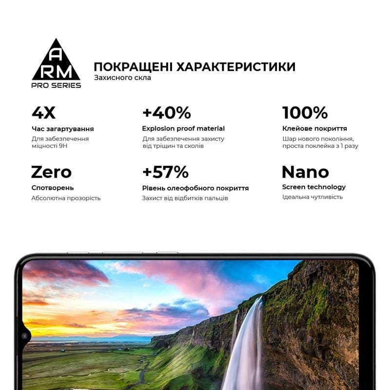 Защитное стекло Armorstandart Pro для Motorola Moto E20 Black (ARM60530)