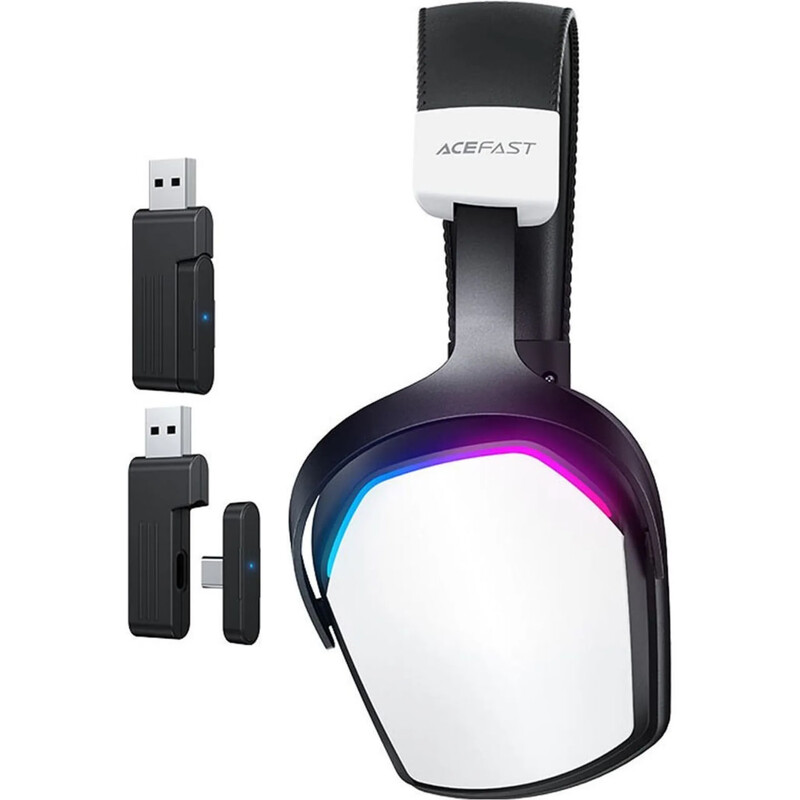 Bluetooth-гарнитура Acefast H11 White (6974316285601)
