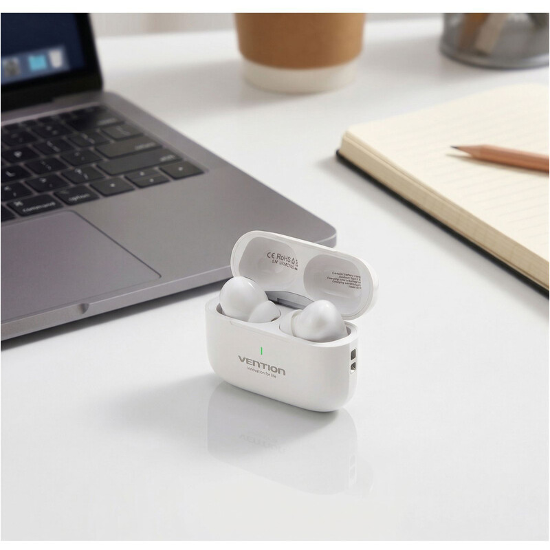 Bluetooth-гарнітура Vention Elf Earbuds ECHO LITE E11 White (NBVW0)