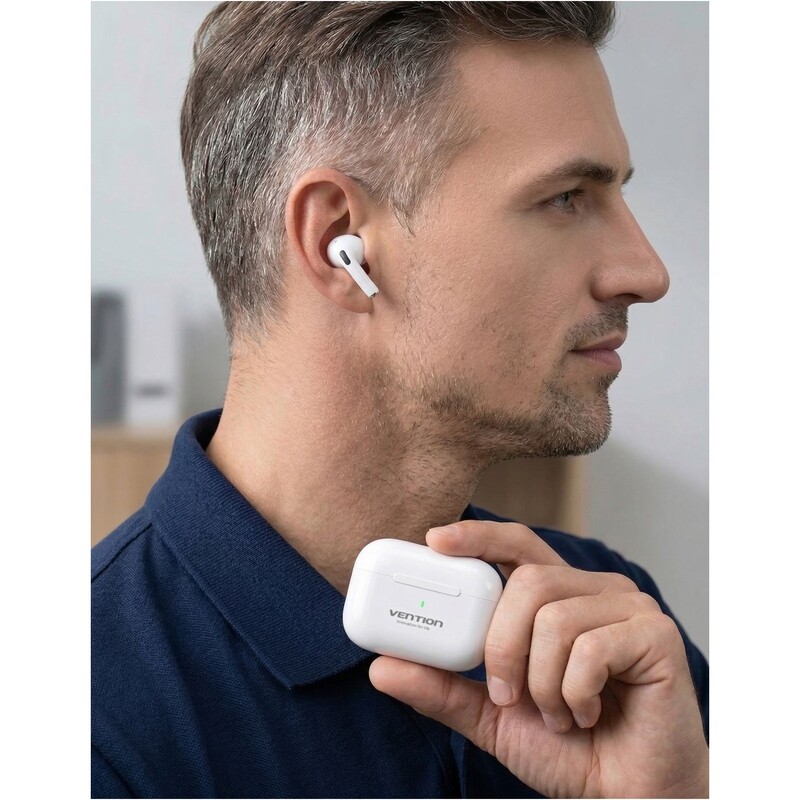 Bluetooth-гарнітура Vention Elf Earbuds ECHO LITE E11 White (NBVW0)