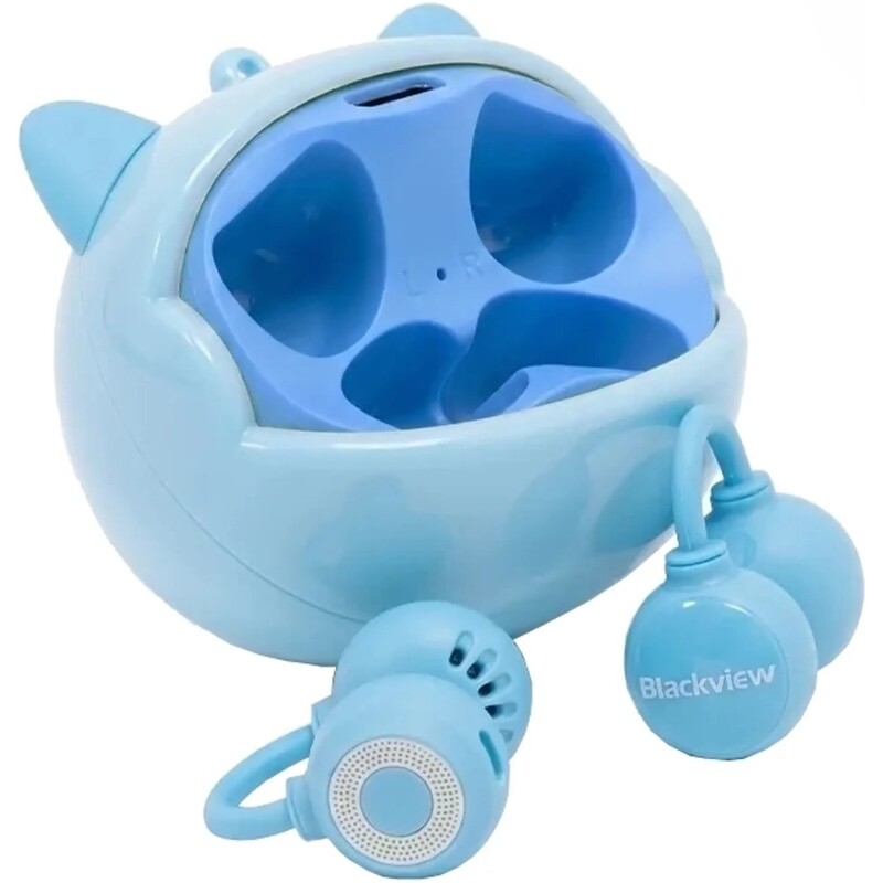 Bluetooth-гарнітура Blackview AirBuds K1 (Kids) Smiley Blue