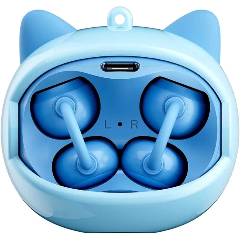 Bluetooth-гарнітура Blackview AirBuds K1 (Kids) Smiley Blue