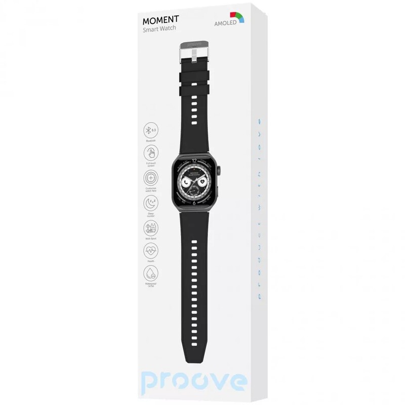 Смарт-годинник Proove Moment Black (SMPR00002201)
