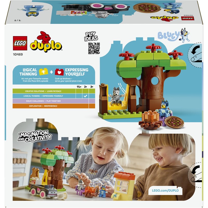 Конструктор LEGO Duplo Bluey «Пиццерия» с Мафином и Блуи (10469)