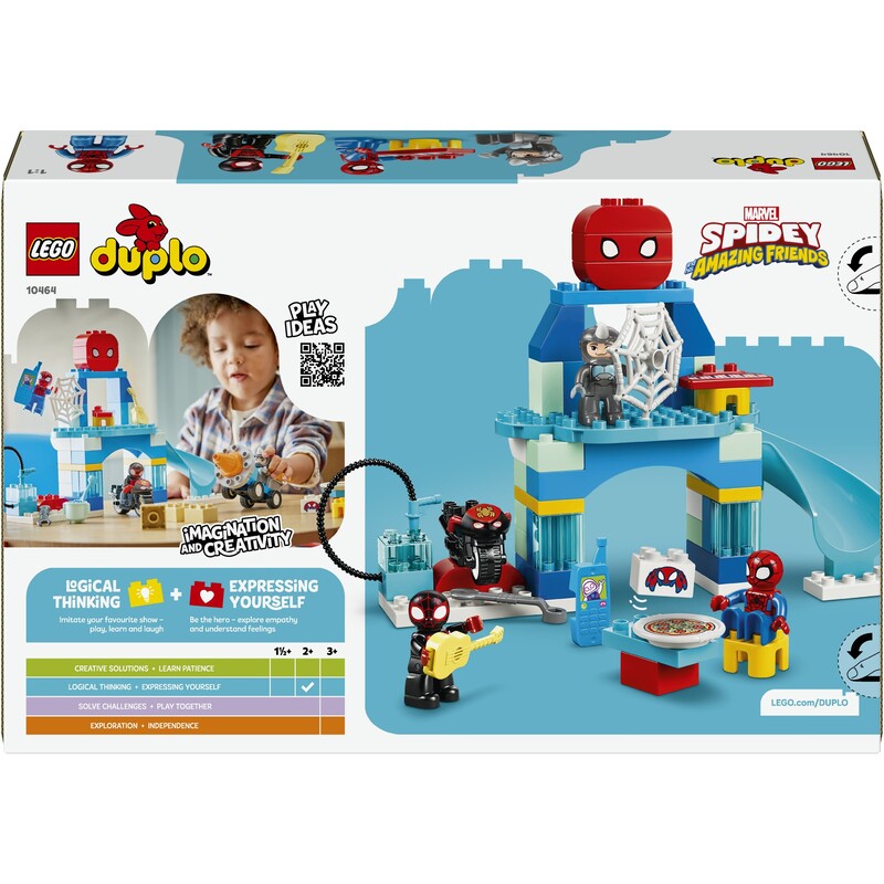 Конструктор LEGO Duplo Disney Штаб-квартира команды Паука (10464)