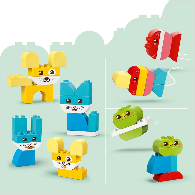 Конструктор LEGO Duplo My First Очаровательные творческие домашние любимцы 3 в 1 (10477)