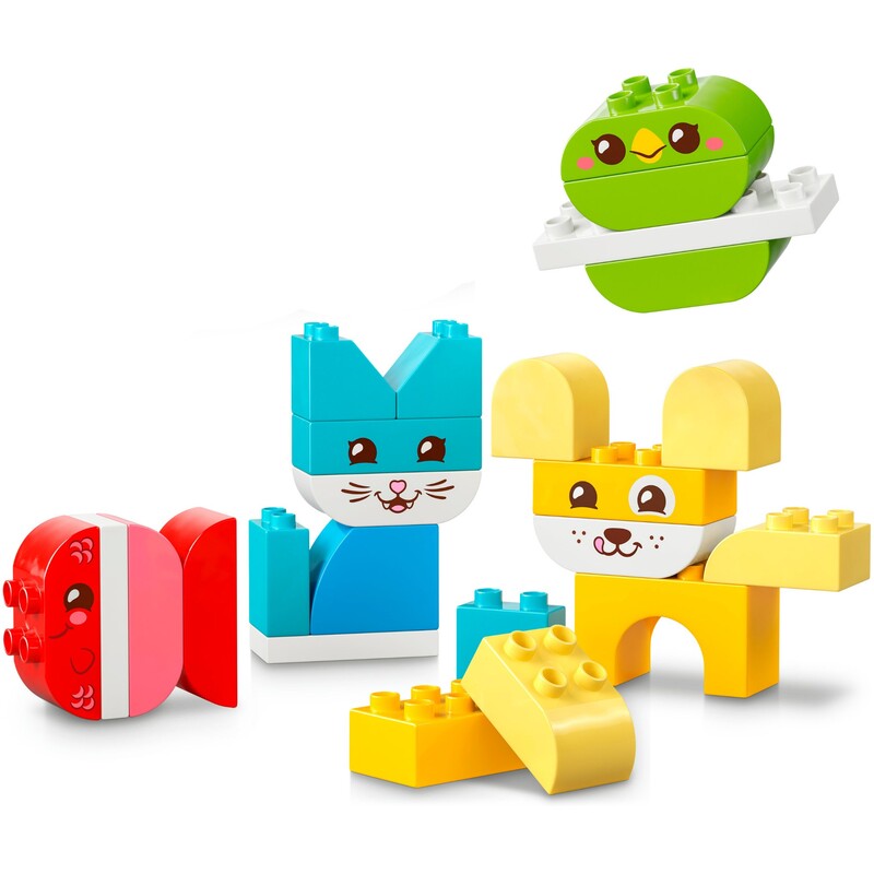 Конструктор LEGO Duplo My First Очаровательные творческие домашние любимцы 3 в 1 (10477)