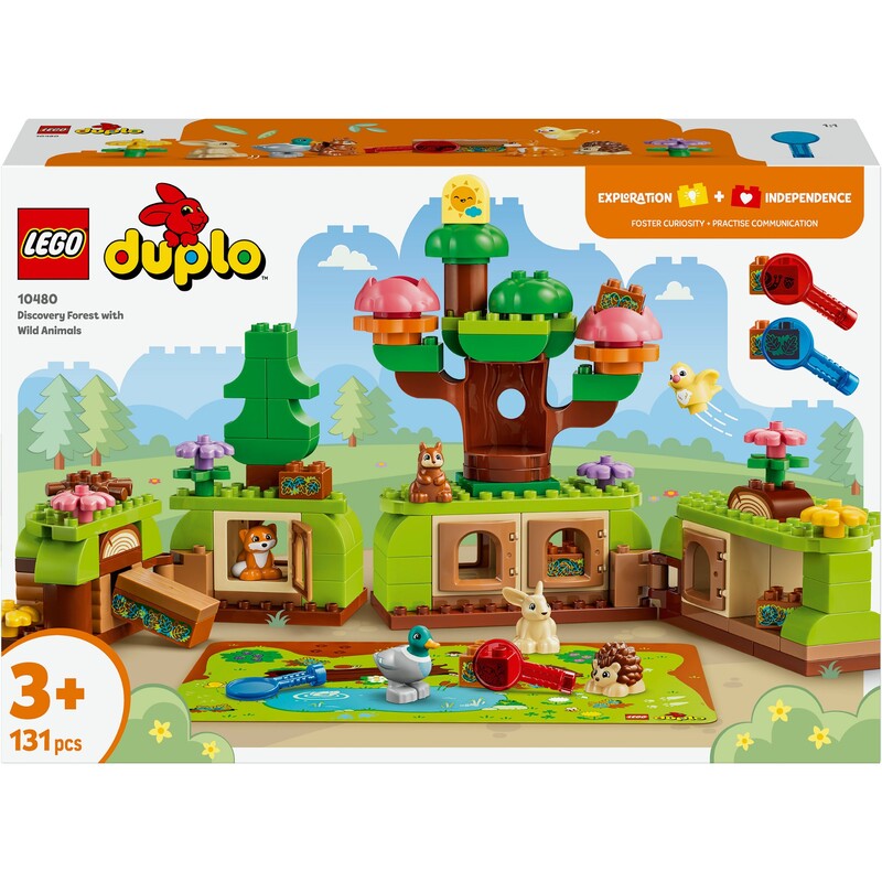 Конструктор LEGO Duplo Town Лес открытий с дикими животными (10480)