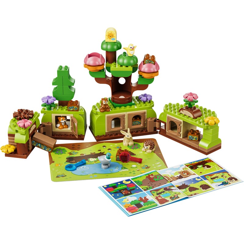 Конструктор LEGO Duplo Town Лес открытий с дикими животными (10480)