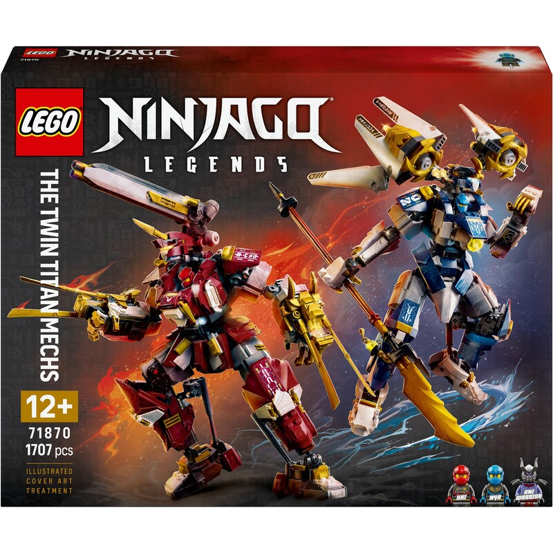 Конструктор LEGO Ninjago Близнецы роботы-Титаны (71870)