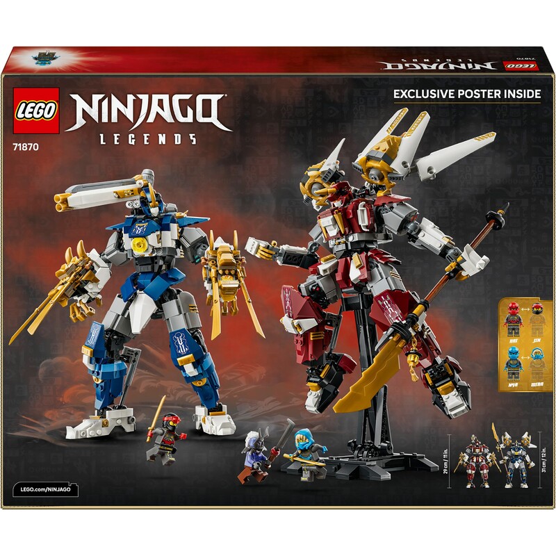 Конструктор LEGO Ninjago Близнецы роботы-Титаны (71870)