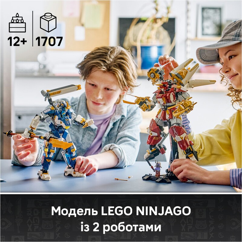 Конструктор LEGO Ninjago Близнецы роботы-Титаны (71870)