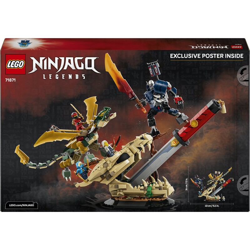 Конструктор LEGO Ninjago Битва у черепа Дракона с мечом (71871)