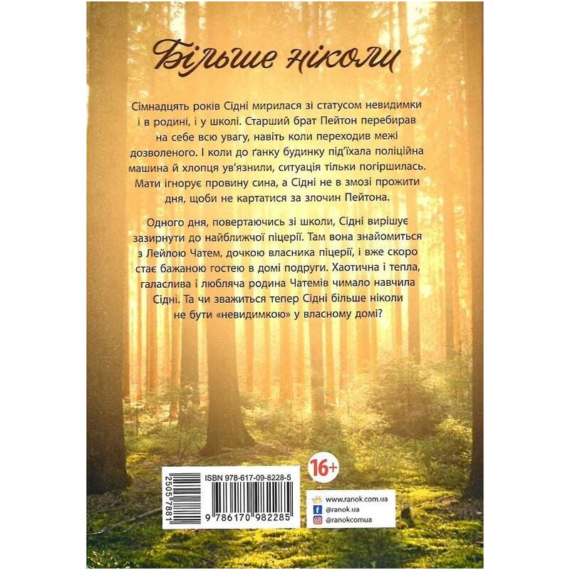 Більше ніколи / Сара Дессен