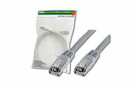 Патч-корд DIGITUS cat.5e,SF-UTP,AWG 26/7,серого цвета (DK-1531-050), 5 м