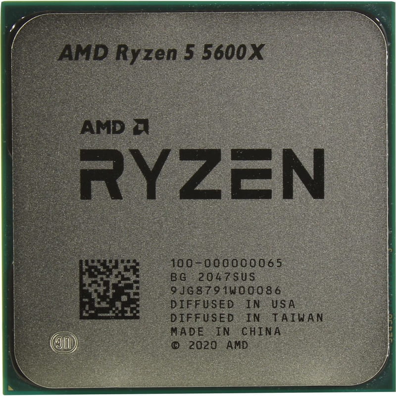 Процессор AMD Ryzen 5 5600X (3.7GHz 32MB 65W AM4) Tray (100-000000065)