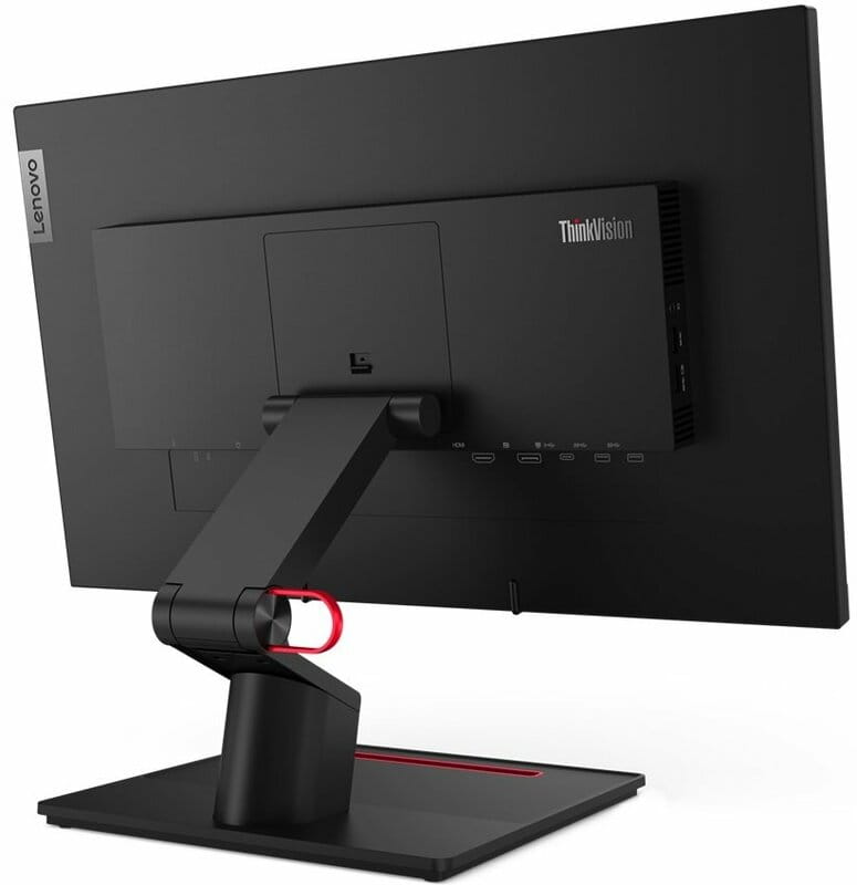Монiтор Lenovo 23.8" ThinkVision T24t-20 (62C5GAT1UA) IPS Black Touch Screen