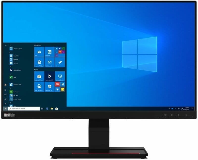 Монiтор Lenovo 23.8" ThinkVision T24t-20 (62C5GAT1UA) IPS Black Touch Screen