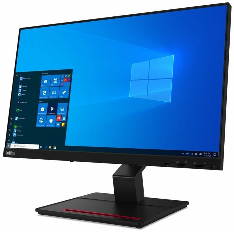 Монiтор Lenovo 23.8" ThinkVision T24t-20 (62C5GAT1UA) IPS Black Touch Screen