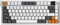 Фото - Клавіатура бездротова Ajazz AF82 Gray/White/Orange (AF82-GWO) | click.ua