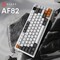 Фото - Клавіатура бездротова Ajazz AF82 Gray/White/Orange (AF82-GWO) | click.ua