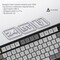 Фото - Клавіатура бездротова Ajazz AF82 Gray/White/Orange (AF82-GWO) | click.ua