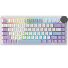 Клавиатура беспроводная Ajazz AK820 V2 Coconut Flake Switch Purple/White/Blue (AK820-V2-CF-PWB)