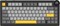 Фото - Клавиатура беспроводная Ajazz AK820 V2 White Peach Switch Black/Gray/Yellow (AK820-V2-WP-BGY) | click.ua
