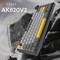 Фото - Клавиатура беспроводная Ajazz AK820 V2 White Peach Switch Black/Gray/Yellow (AK820-V2-WP-BGY) | click.ua