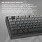 Фото - Клавиатура беспроводная Ajazz AK820 V2 White Peach Switch Black/Gray/Yellow (AK820-V2-WP-BGY) | click.ua