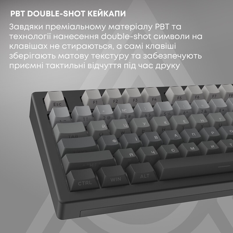 Клавиатура беспроводная Ajazz AK820 V2 White Peach Switch Purple/White/Blue (AK820-V2-WP-PWB)