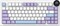 Фото - Клавиатура беспроводная Ajazz AK820 V2 White Peach Switch Purple/White/Blue (AK820-V2-WP-PWB) | click.ua