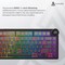 Фото - Клавиатура беспроводная Ajazz AK820 V2 White Peach Switch Purple/White/Blue (AK820-V2-WP-PWB) | click.ua