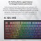 Фото - Клавиатура беспроводная Ajazz AK820 V2 White Peach Switch Purple/White/Blue (AK820-V2-WP-PWB) | click.ua