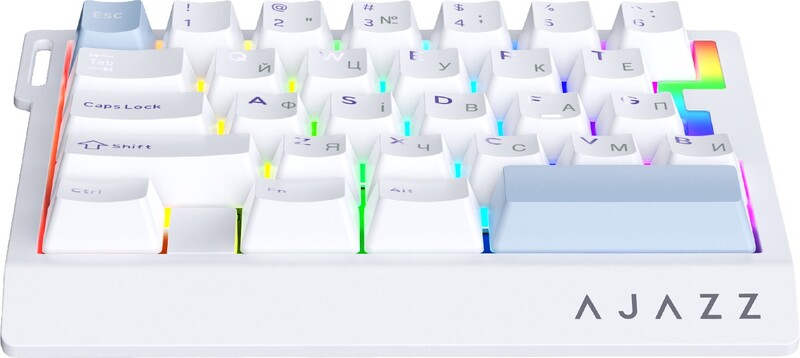 Клавіатура Ajazz AK029 Ice lsland Magnetic Switch White/Blue (AK029-I-WB)